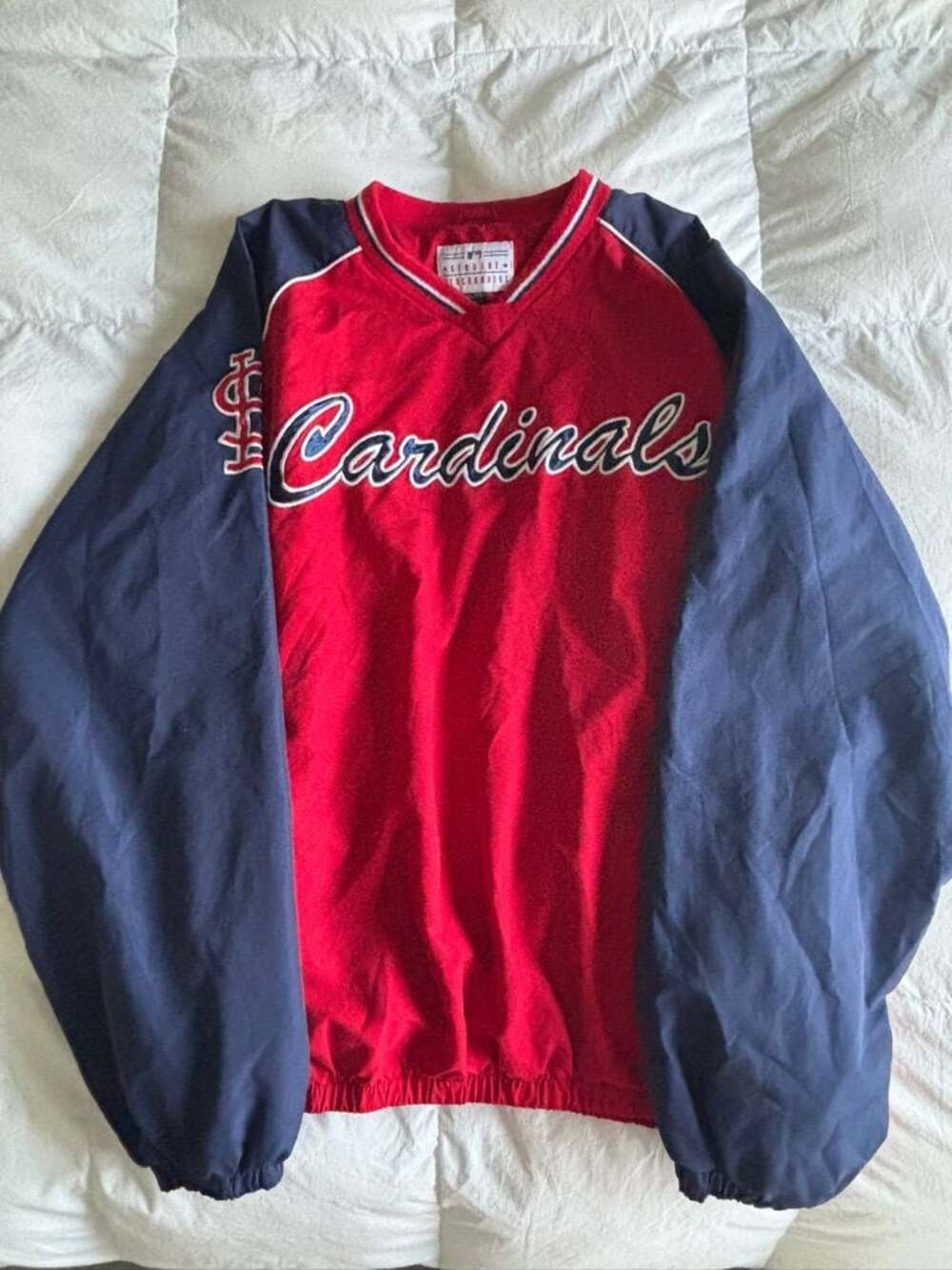 Vintage St. Louis Cardinals MLB Genuine Merchandise Pullover Windbreaker Jacket